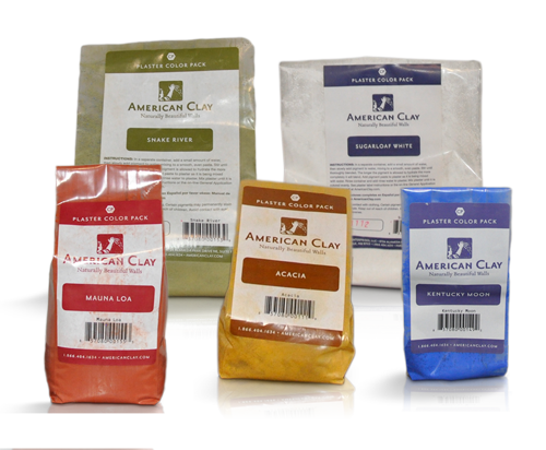 American Clay standard natural pigment colour packs